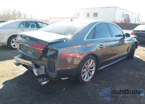 2015 Audi S8 4.0T from USA, damaged, VIN WAUK2AFD9FN008271